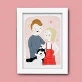 Thumbnail 9 - Personalised Custom Illustrated Family Portraits 