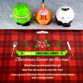 Thumbnail 2 - Racing Christmas Dinner Wind-Up Toys