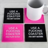 Thumbnail 1 - Expletive Drink Coasters