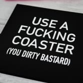 Thumbnail 2 - Expletive Drink Coasters