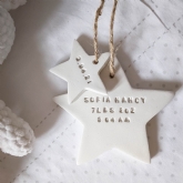 Thumbnail 1 - Personalised Handmade Baby Birth Details Star Hanging