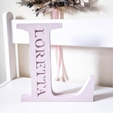 Thumbnail 1 - Handmade Personalised Free Standing Name Letter Ornament