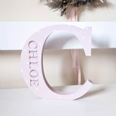 Thumbnail 3 - Handmade Personalised Free Standing Name Letter Ornament