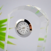 Thumbnail 4 - Engraved Crystal Mantel Clock