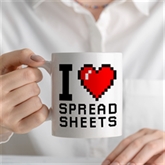 Thumbnail 2 - I Love Spreadsheets Mug