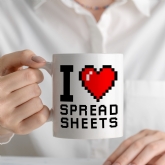 Thumbnail 2 - I Love Spreadsheets Mug
