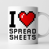 Thumbnail 3 - I Love Spreadsheets Mug