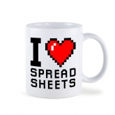 Thumbnail 4 - I Love Spreadsheets Mug