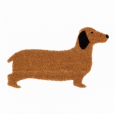 Thumbnail 1 -  Coir Daschund Shaped Doormat