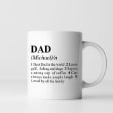 Thumbnail 2 - Dictionary definition personalised daddy mug