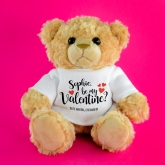 Thumbnail 1 - Personalised Be My Valentine Teddy Bear