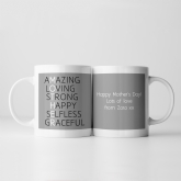 Thumbnail 3 - Personalised Mother Acronym Mug