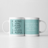 Thumbnail 4 - Personalised Mother Acronym Mug