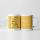 Thumbnail 6 - Personalised Mother Acronym Mug