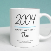 Thumbnail 1 - Classy 18th Birthday Year Personalised Mug
