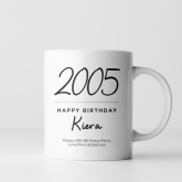 Thumbnail 4 - Classy 18th Birthday Year Personalised Mug