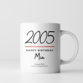 Thumbnail 7 - Classy 18th Birthday Year Personalised Mug