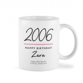 Thumbnail 9 - Classy 18th Birthday Year Personalised Mug