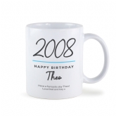 Thumbnail 9 - Classy 18th Birthday Year Personalised Mug