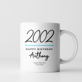 Thumbnail 6 - Classy 21st Birthday Year Personalised Mug