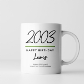 Thumbnail 8 - Classy 21st Birthday Year Personalised Mug