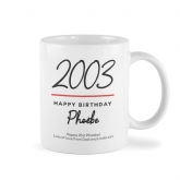 Thumbnail 9 - Classy 21st Birthday Year Personalised Mug