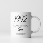 Thumbnail 2 - Classy 30th Birthday Year Personalised Mug