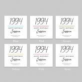 Thumbnail 2 - Classy 30th Birthday Year Personalised Mug