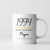 Thumbnail 5 - Classy 30th Birthday Year Personalised Mug