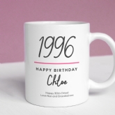 Thumbnail 1 - Classy 30th Birthday Year Personalised Mug