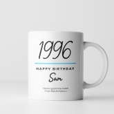 Thumbnail 3 - Classy 30th Birthday Year Personalised Mug