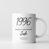 Thumbnail 4 - Classy 30th Birthday Year Personalised Mug