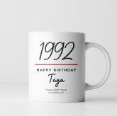 Thumbnail 5 - Classy 30th Birthday Year Personalised Mug