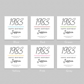 Thumbnail 2 - Classy 40th Birthday Year Personalised Mug