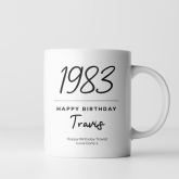 Thumbnail 4 - Classy 40th Birthday Year Personalised Mug