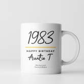 Thumbnail 5 - Classy 40th Birthday Year Personalised Mug