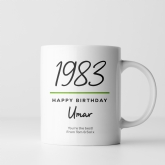 Thumbnail 6 - Classy 40th Birthday Year Personalised Mug