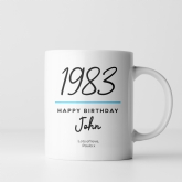 Thumbnail 8 - Classy 40th Birthday Year Personalised Mug