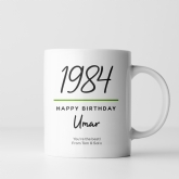 Thumbnail 6 - Classy 40th Birthday Year Personalised Mug