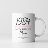 Thumbnail 7 - Classy 40th Birthday Year Personalised Mug