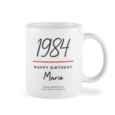 Thumbnail 9 - Classy 40th Birthday Year Personalised Mug