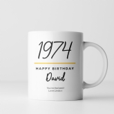 Thumbnail 8 - Classy 50th Birthday Year Personalised Mug