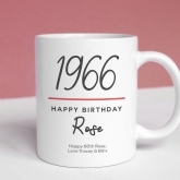 Thumbnail 1 - Classy 60th Birthday Year Personalised Mug