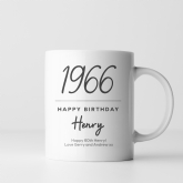 Thumbnail 7 - Classy 60th Birthday Year Personalised Mug