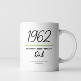 Thumbnail 2 - Classy 60th Birthday Year Personalised Mug
