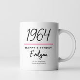 Thumbnail 4 - Classy 60th Birthday Year Personalised Mug