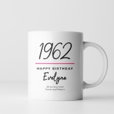 Thumbnail 3 - Classy 60th Birthday Year Personalised Mug