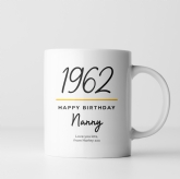 Thumbnail 4 - Classy 60th Birthday Year Personalised Mug