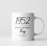 Thumbnail 6 - Classy 70th Birthday Year Personalised Mug