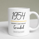 Thumbnail 1 - Classy 70th Birthday Year Personalised Mug